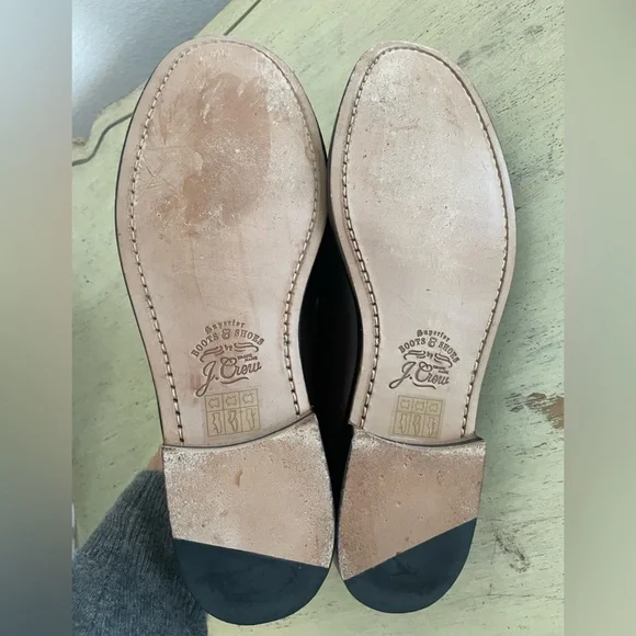 J. Crew Camden loafers with leather soles in Whiskey Size 10 1/2 $258 BJ009
